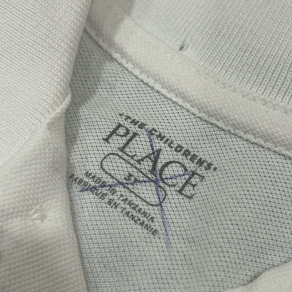 Place Kids Classic White Polo - Picture 2 of 3